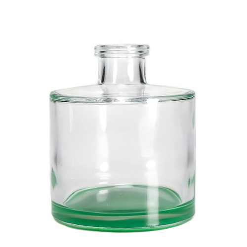 Wholesale Purchase Glass Aromatherapy Diffuser Bottle Appealing Color Bottom Glass Jar with Reed 