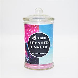 Wholesale Purchase Glass Candle Jar Cup with Personalized Label for Distributor Near Me