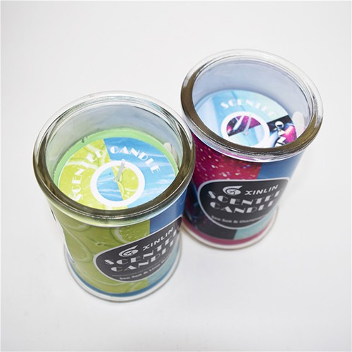 Wholesale Purchase Glass Candle Jar Cup with Personalized Label for Distributor Near Me