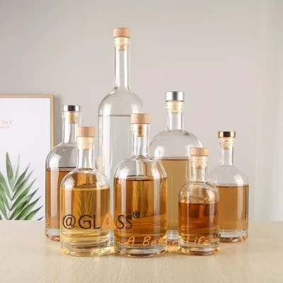 Wholesale Vodka Wine Glass Bottle with Your Logo
