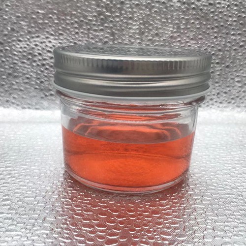 4.8 OZ  Wide Mouth Glass Caviar Jar with Metal Screw Cap