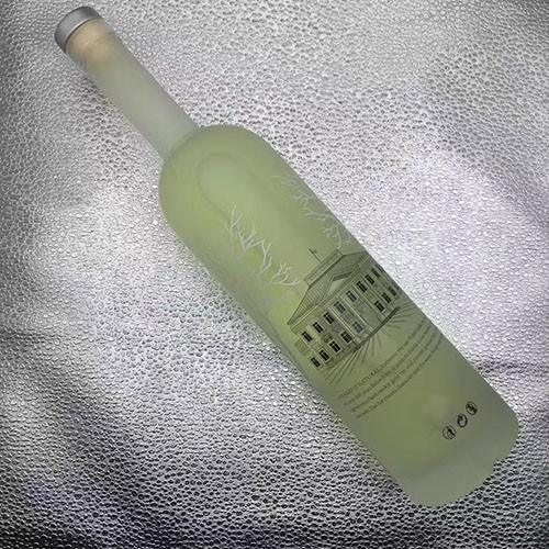 750ml vodka wine glass bottle of customized sample display